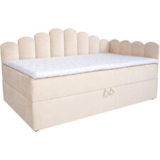 Łóżko dziecięce tapicerowane 90x160 NELA royal 102 prawe