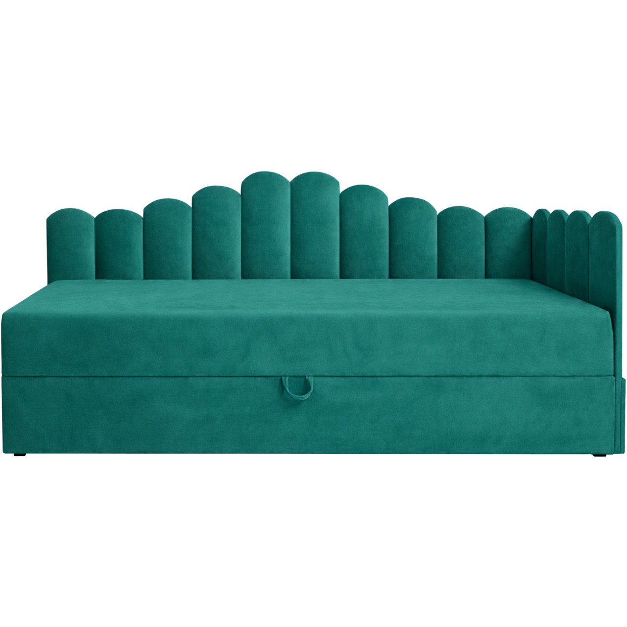 Łóżko dziecięce tapicerowane 80x200 NELA royal 33 prawe - obrazek 3