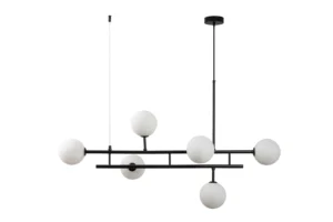 Lampa wisząca MODERNO DUO czarna 100 cm