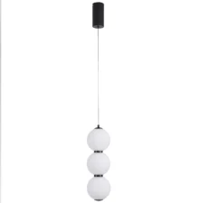 Lampa wisząca PERLA LED czarna 12 cm