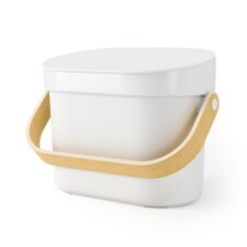 UMBRA kosz na śmieci BELLWOOD biały