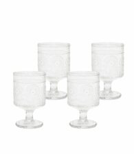 Zestaw 4 szklanek SHP FLORES transparentny