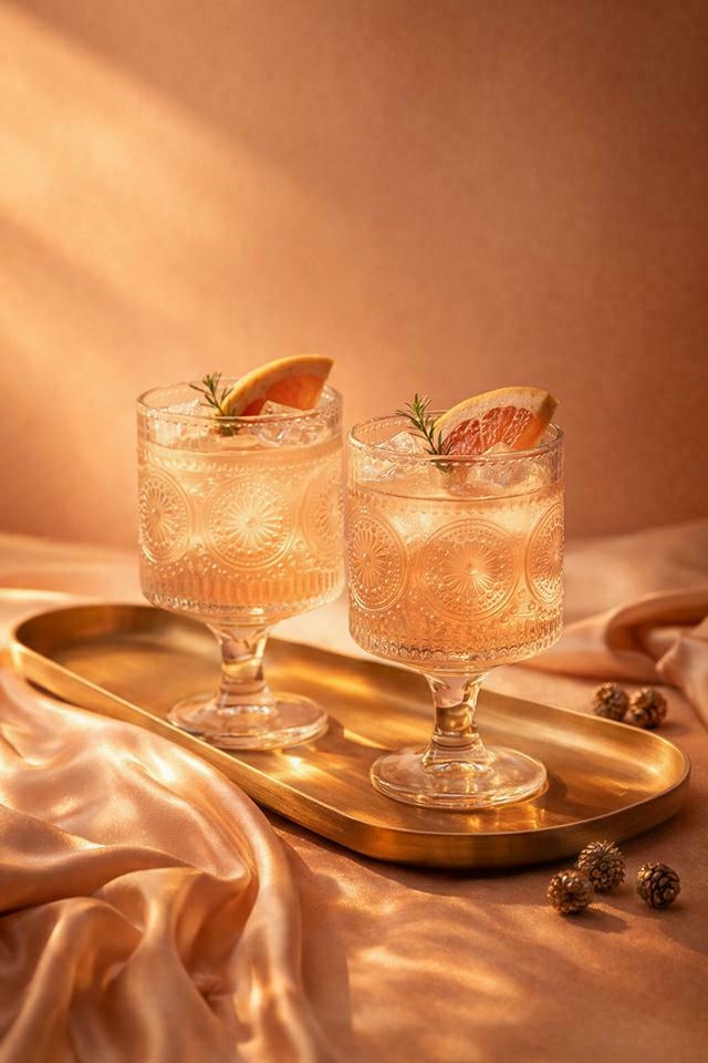 Zestaw 4 szklanek SHP FLORES transparentny - obrazek 6