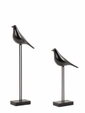Zestaw 2 dekoracji SHP BIRDY czarna
