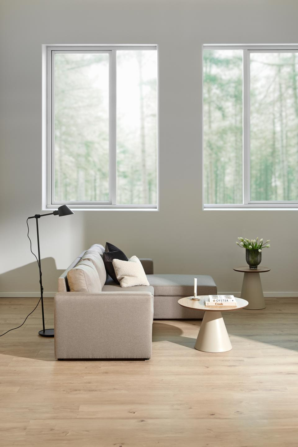 Stolik Soli 65cm dąb/kaszmir - obrazek 3