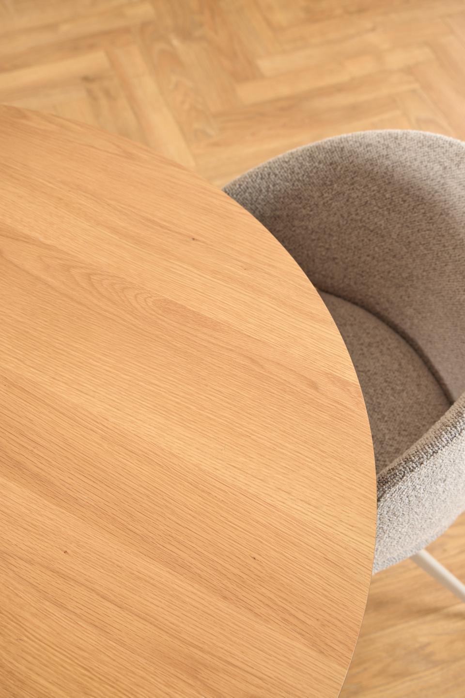 Stół okragły Soli 120cm dąb/kaszmir - obrazek 9