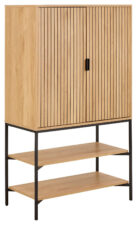 Regał Jaipur dąb /czarny