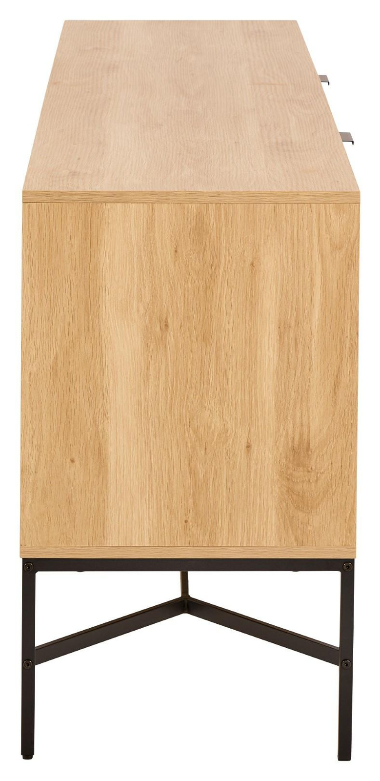 Komoda Jaipur dąb bielony/czarny - obrazek 4