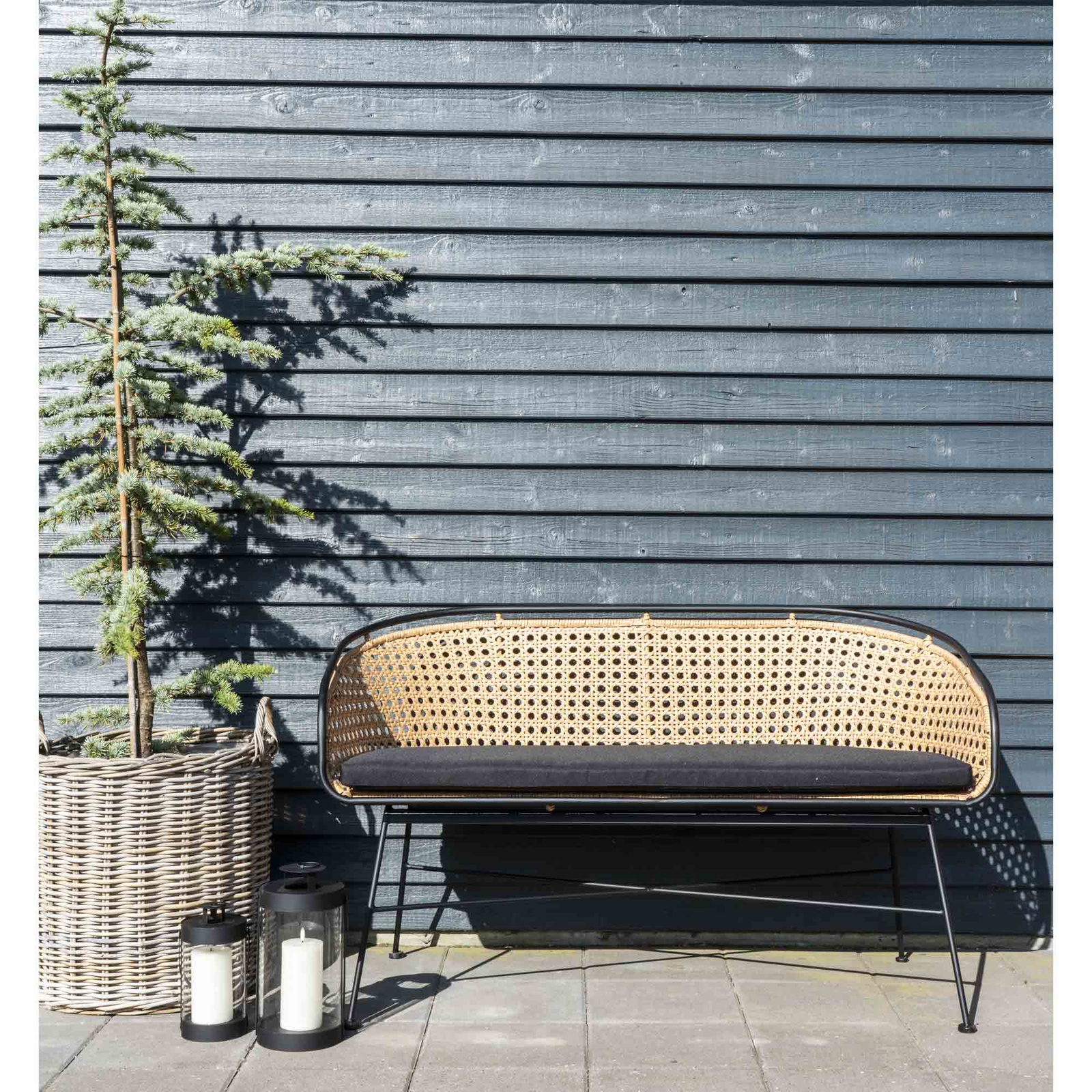 Zestaw 4 koszy Caor rattanowe naturalne - obrazek 6