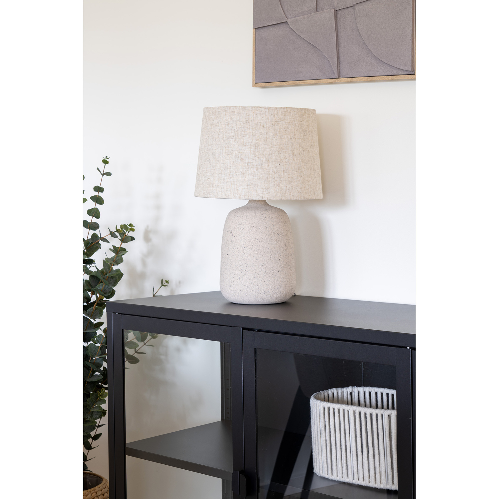 Lampka Coft ceramiczna piaskowa - obrazek 3