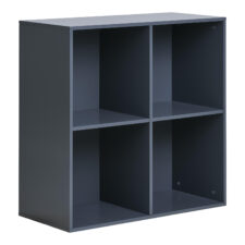 Półka ścienna Horne 69x69cm szara