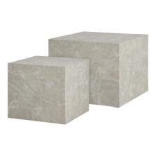 Zestaw 2 stolików kawowych Prague szary