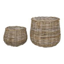 Zestaw 2 koszy Pulo rattan