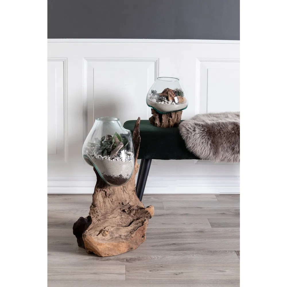 Dekoracja ogród w kropli szkła 15-20cm - obrazek 6