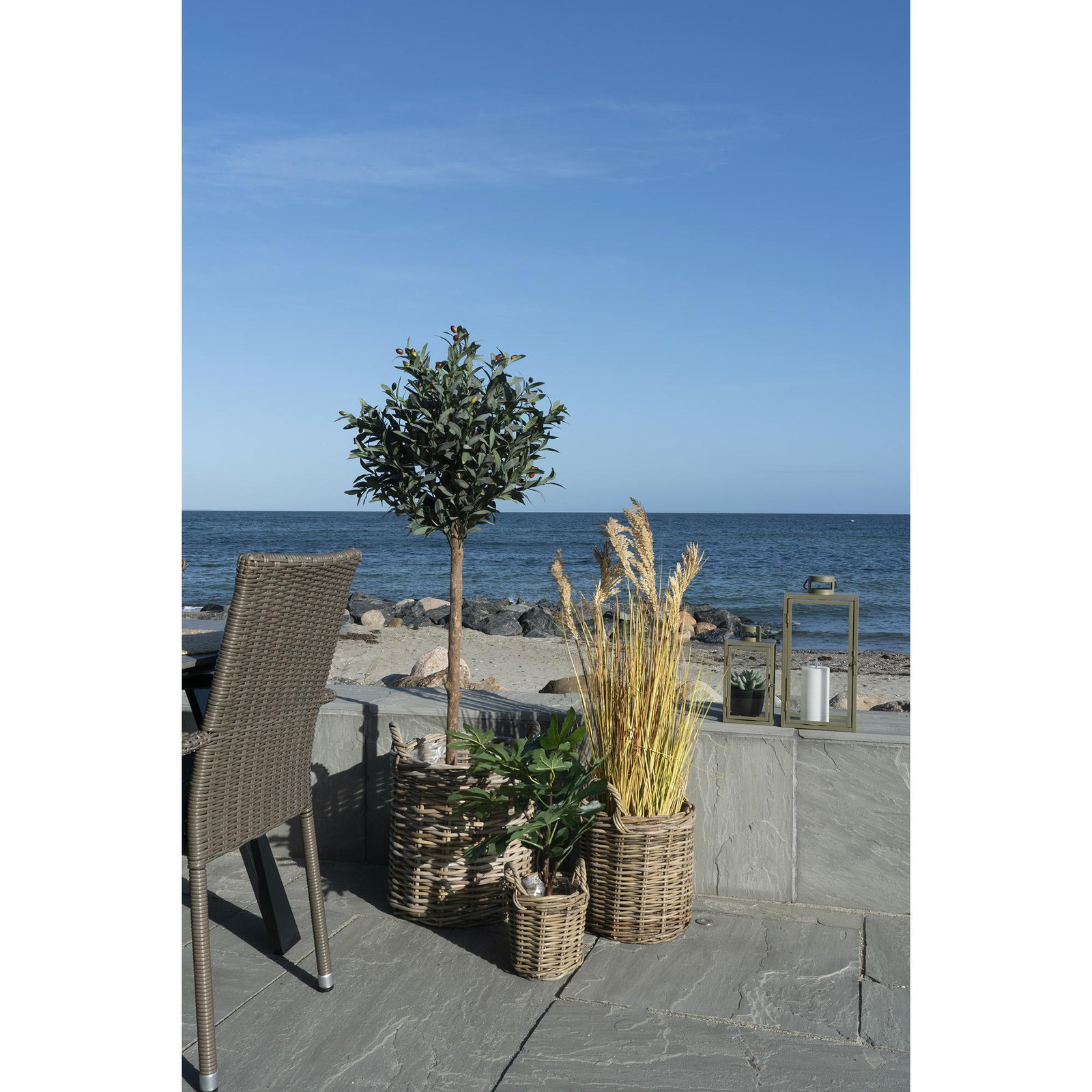 Zestaw 3 koszy Sema rattan - obrazek 3