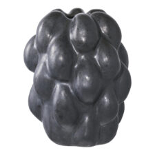 Wazon ceramiczny czarny winogrono 19cm