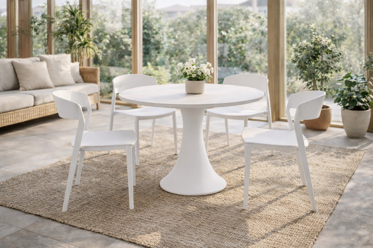 Krzesło Ribbon białe - obrazek 4