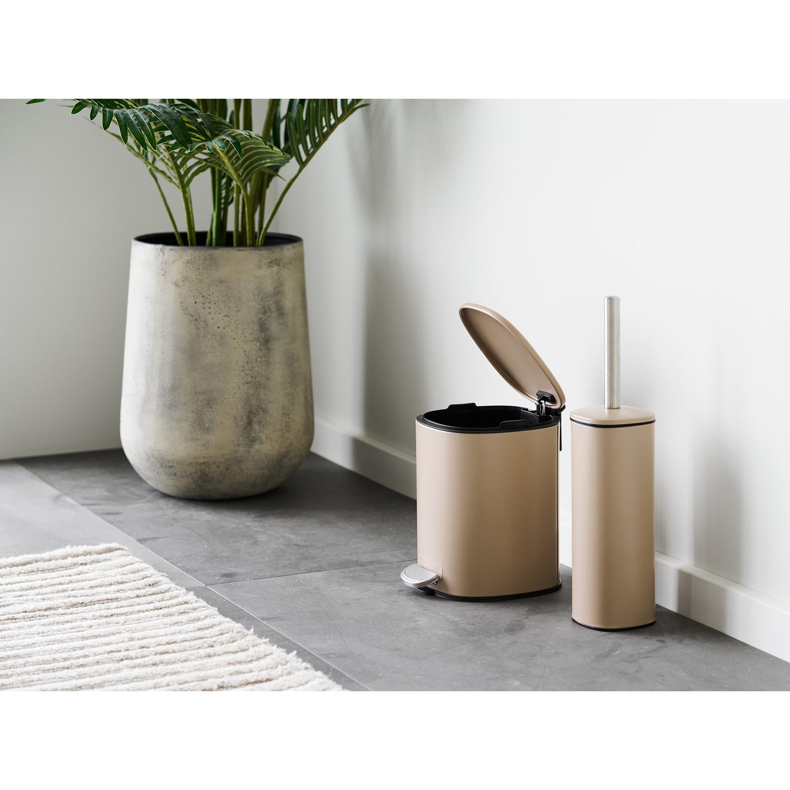 Kosz na śmieci Lodi beżowy 3l. - obrazek 3