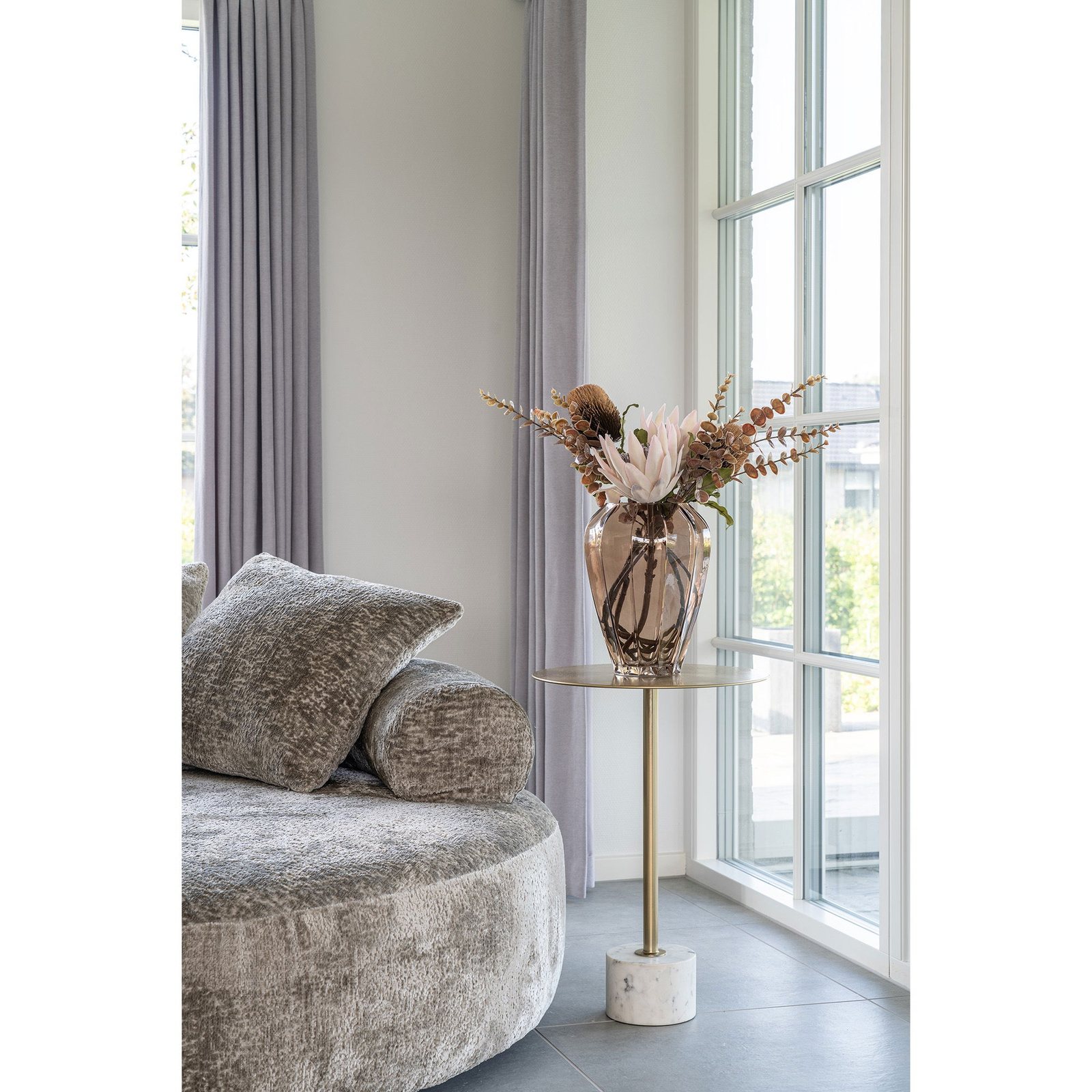 Sztuczne kwiaty Bukiet King Protea - obrazek 3