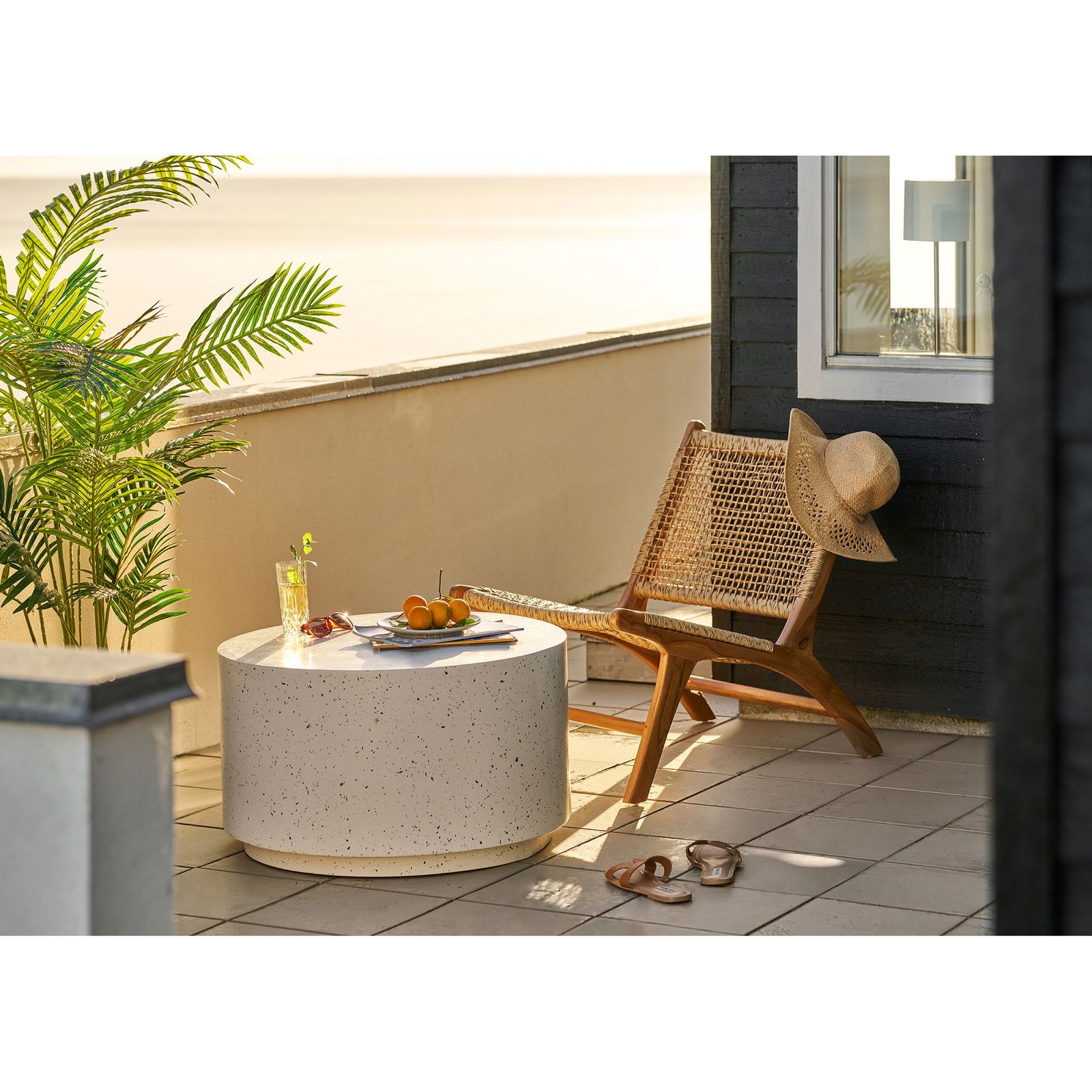 Stolik kawowy Bonn imitacja lastryko 70 - obrazek 6