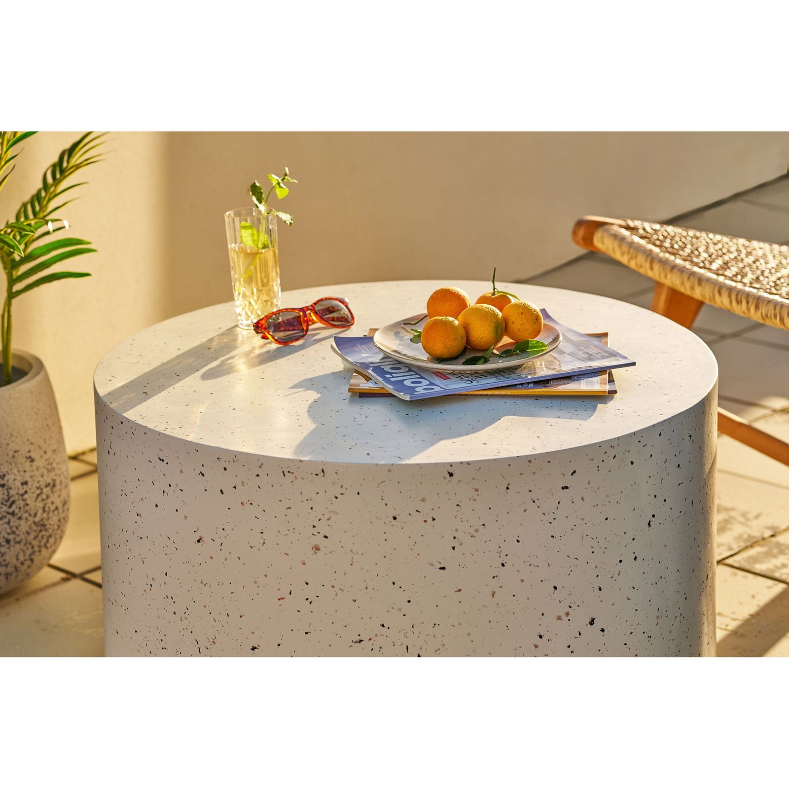 Stolik kawowy Bonn imitacja lastryko 70 - obrazek 8