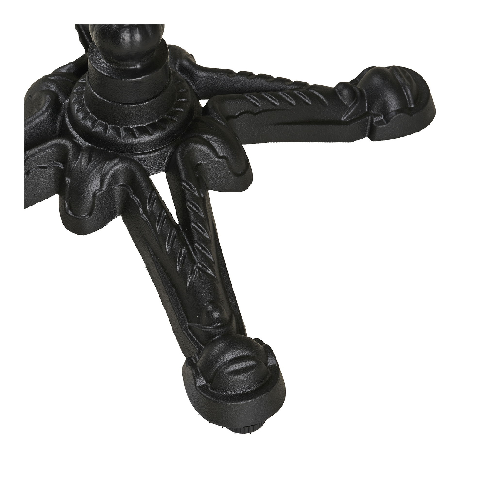 Stół Bistro ciemnoszary marmur , żeliwne - obrazek 4