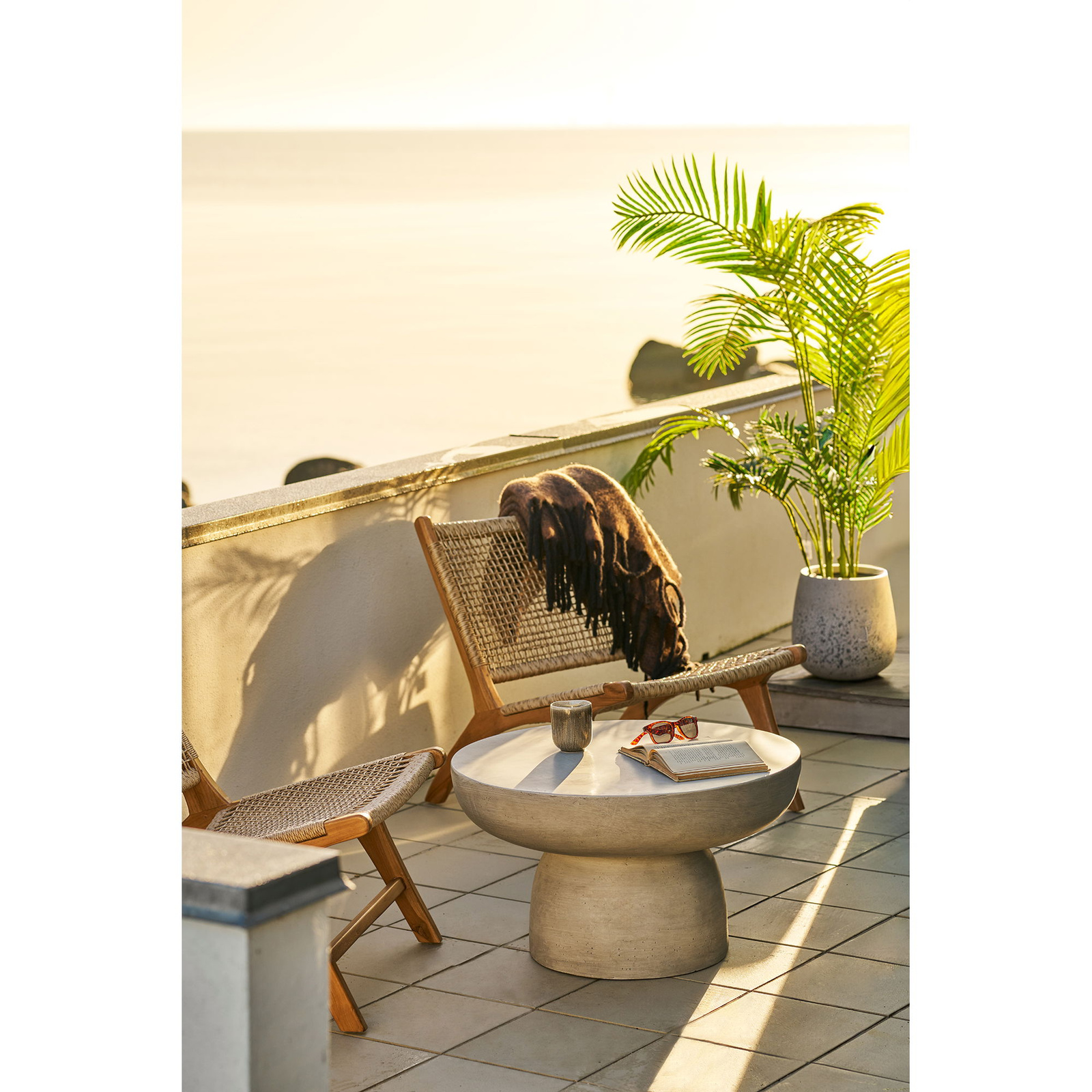 Stolik kawowy Bonnet szary 70 cm - obrazek 6