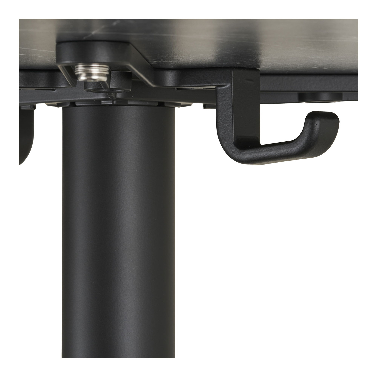 Stół Bistro okrągły biały marmur ze - obrazek 5