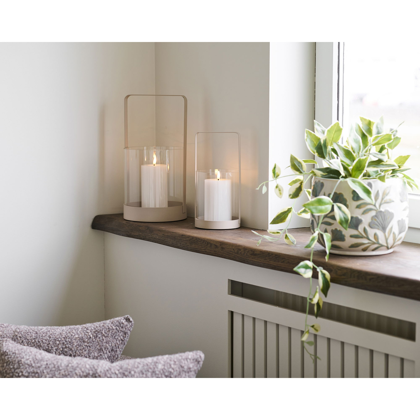 Zestaw 2 świeczników Hurricane, - obrazek 3