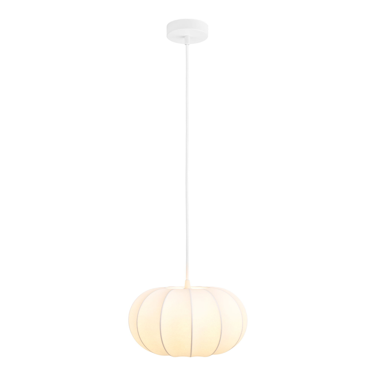 Lampa wisząca Coventry biała 28 cm - obrazek 5