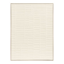 Dekoracja ścienna Ena - Relief, beżowa