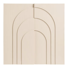 Dekoracja ścienna Ina - Relief, beżowy