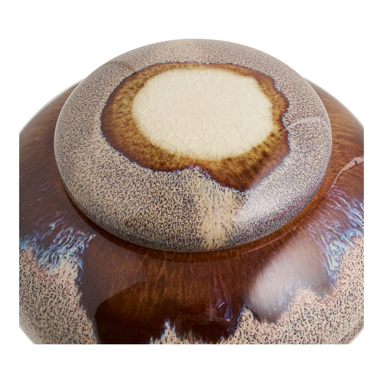 Zestaw 2 słoi ceramicznych, brązowe - obrazek 8