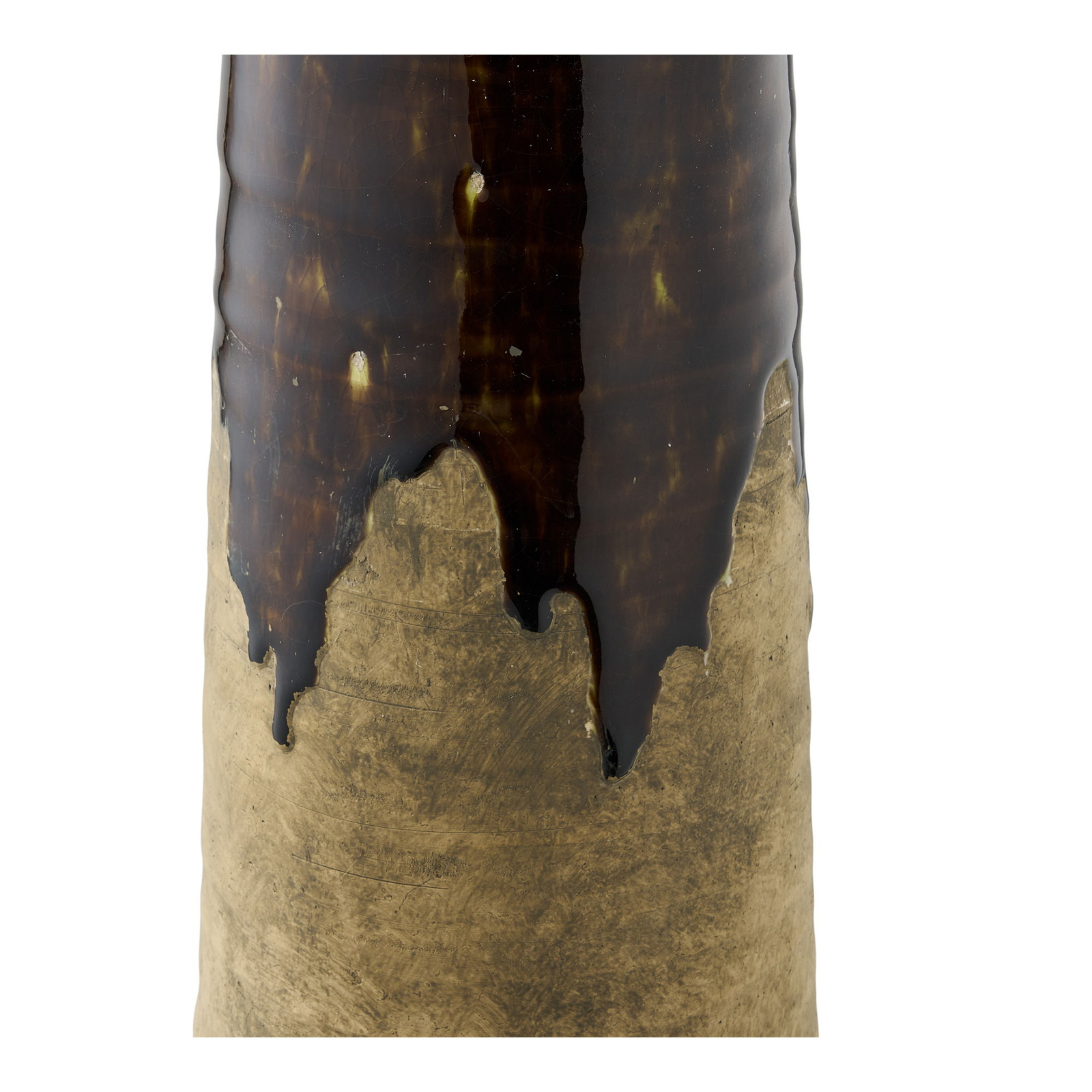 Wazon Cali ceramiczny, brązowy 12,5x48 - obrazek 3