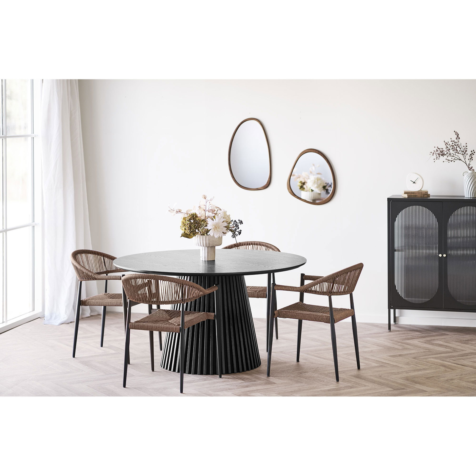 Wazon Aurora cementowy, brązowo-beżowy - obrazek 6