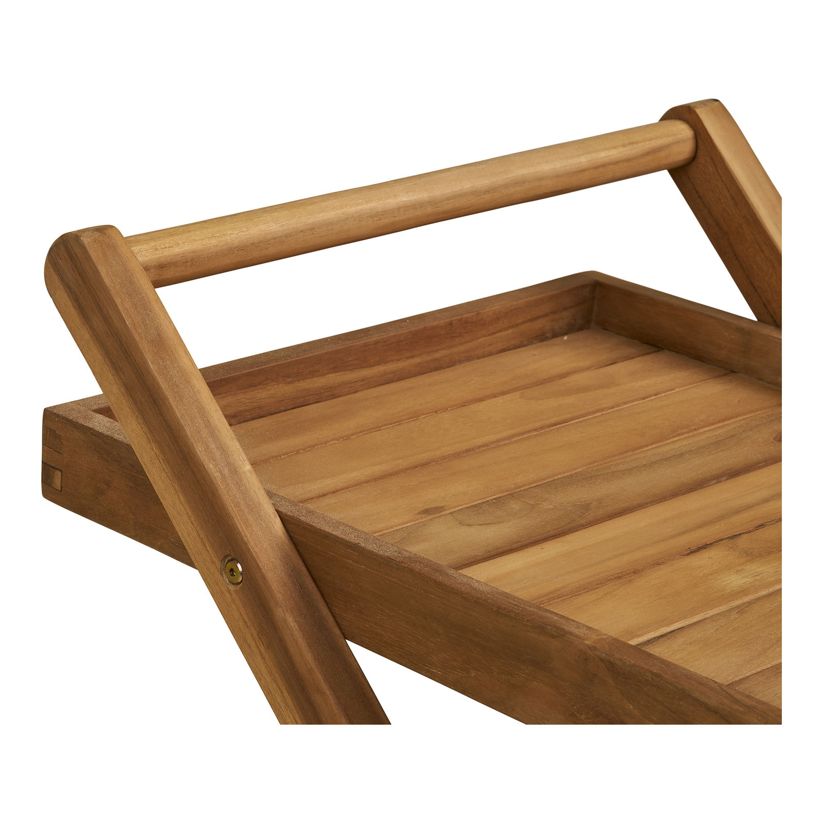 Wózek Pasaku drewno tekowe, naturalny - obrazek 9