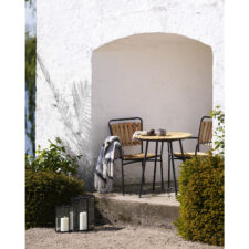 Koc Carmel szaro-biała 130x170 cm