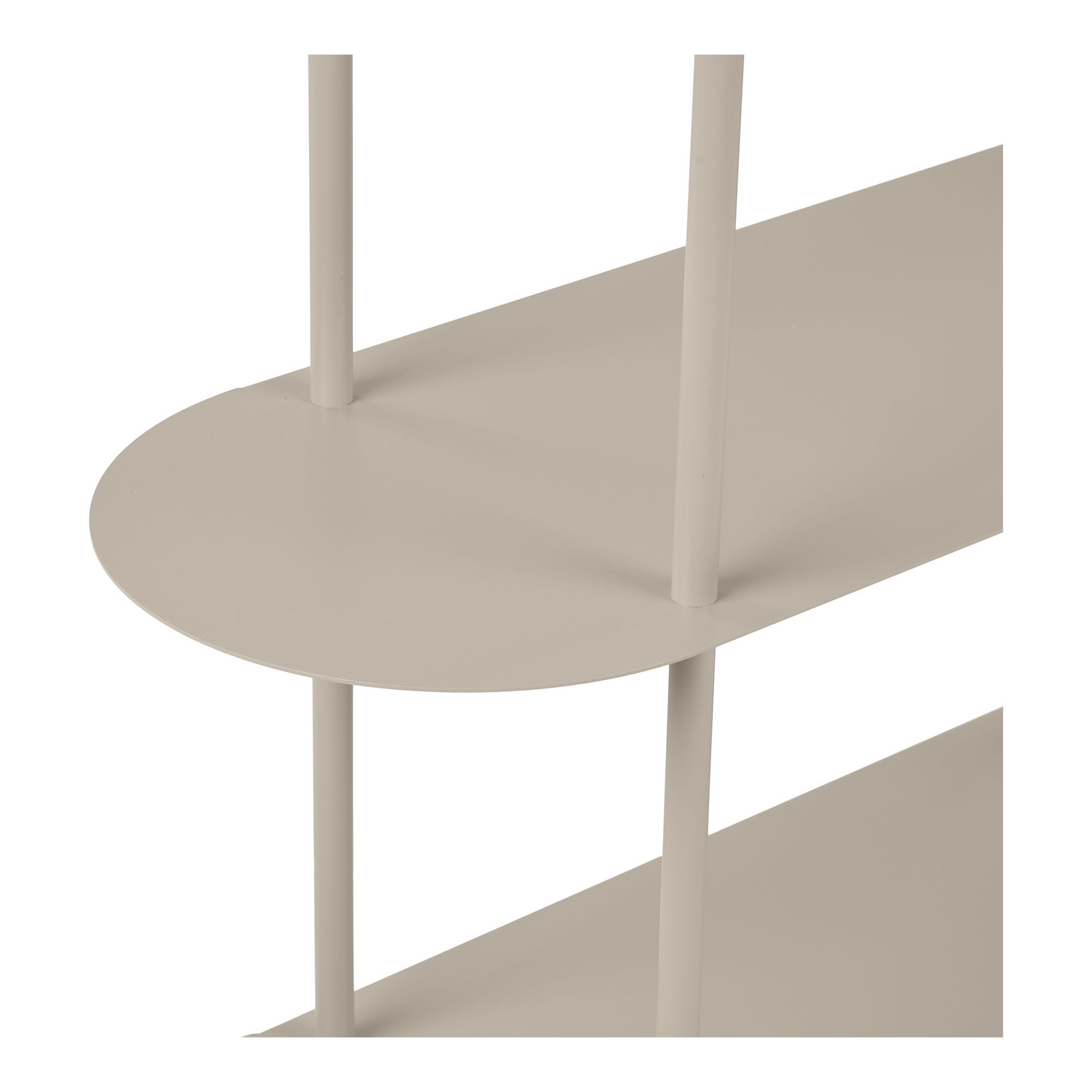 Regał Rieti 5 półek, metal, piaskowy - obrazek 4