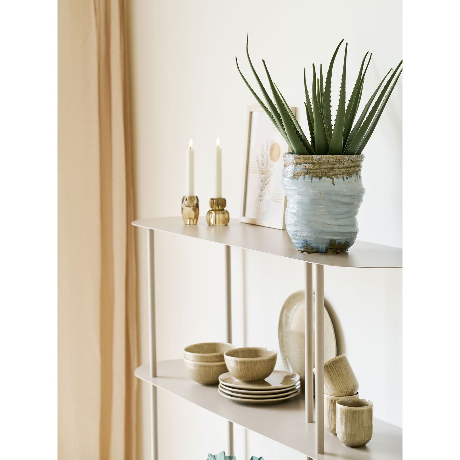 Regał Rieti 5 półek, asymetryczny, - obrazek 7