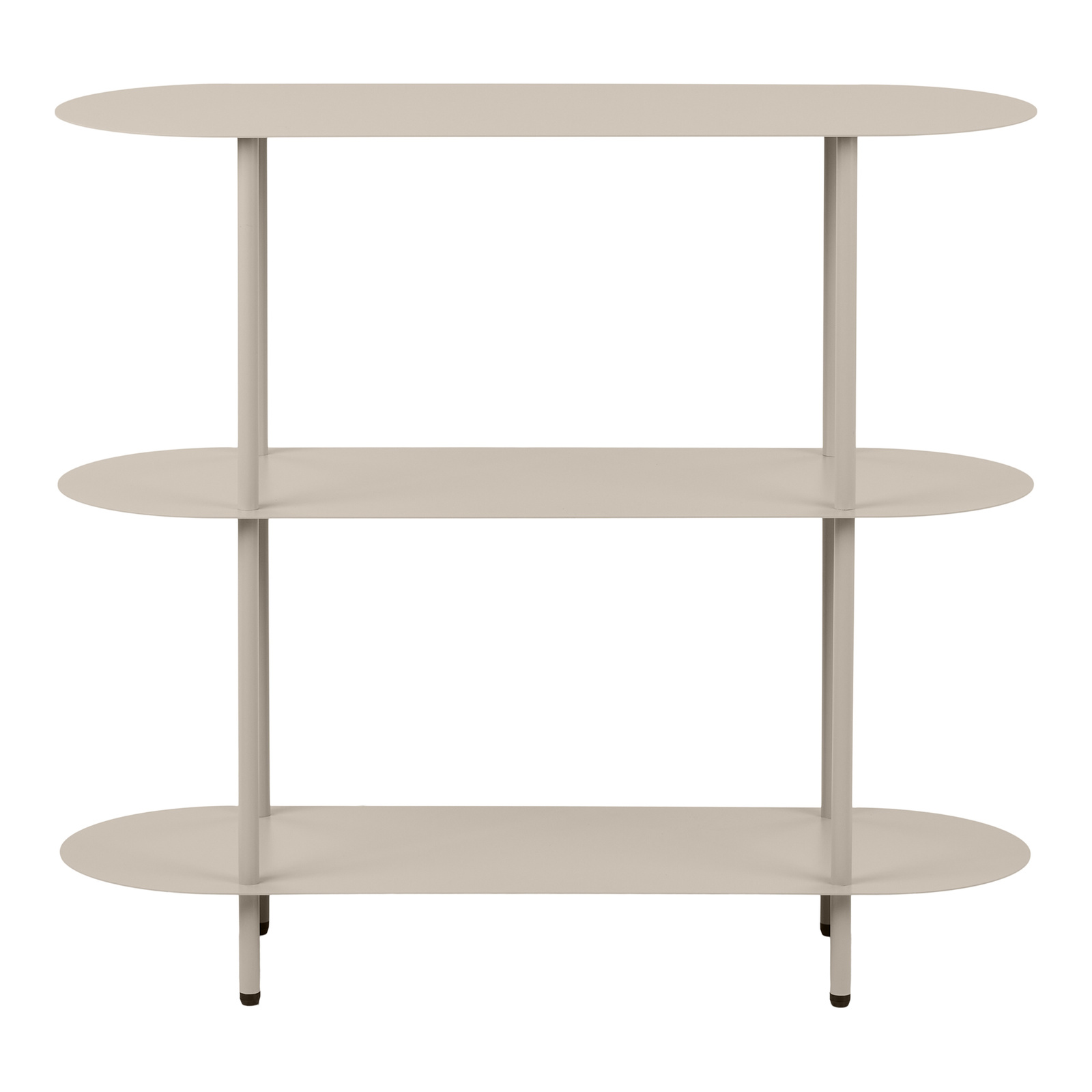 Regał Rieti 3 półki, metal, piaskowy - obrazek 6