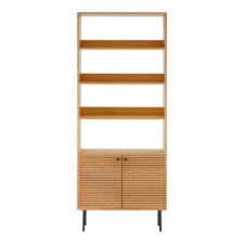 Półka na książki Kyoto fornir dębowy,