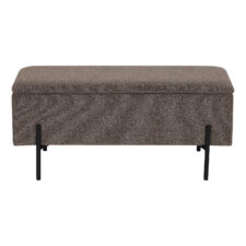 Ławka Watford ze schowkiem, bouclé,