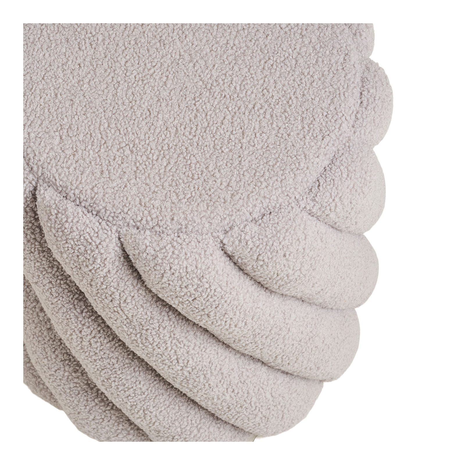 Pufa Sana boucle szara - obrazek 3