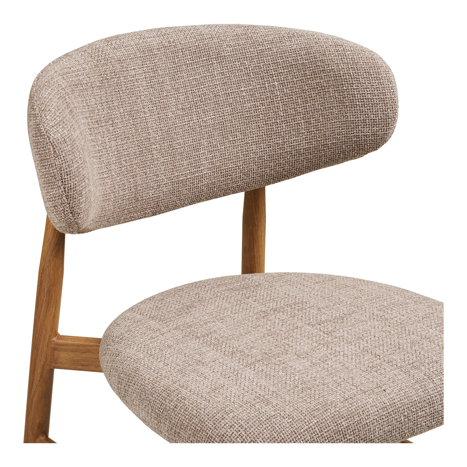 Krzesło barowe Levanto piaskowe/dąb - obrazek 6