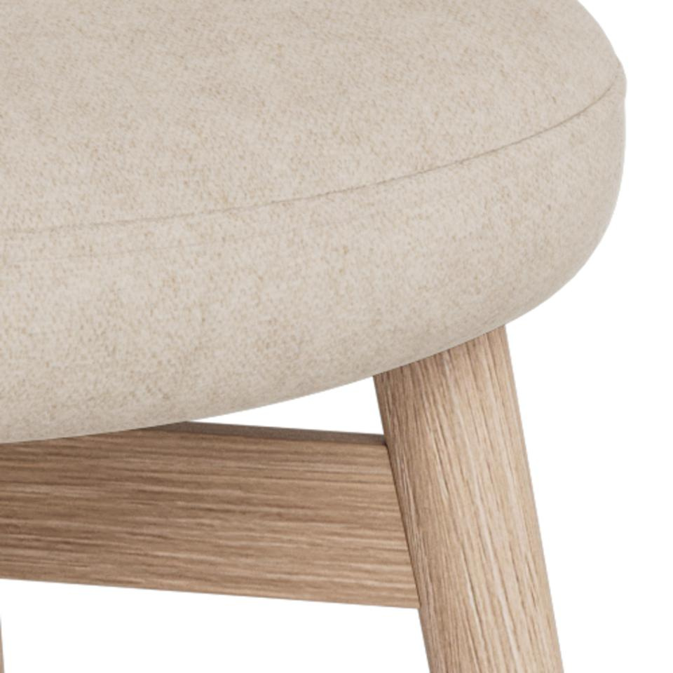 Krzesło Joy piaskowe/dąb bielony Apia - obrazek 6