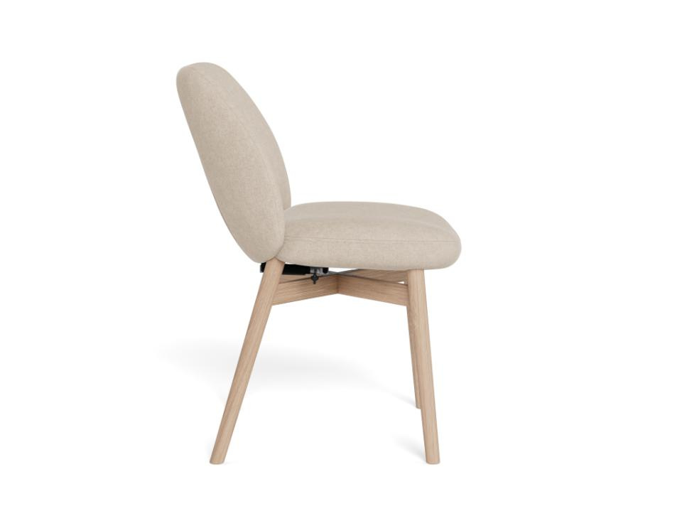 Krzesło Joy piaskowe/dąb bielony Apia - obrazek 11