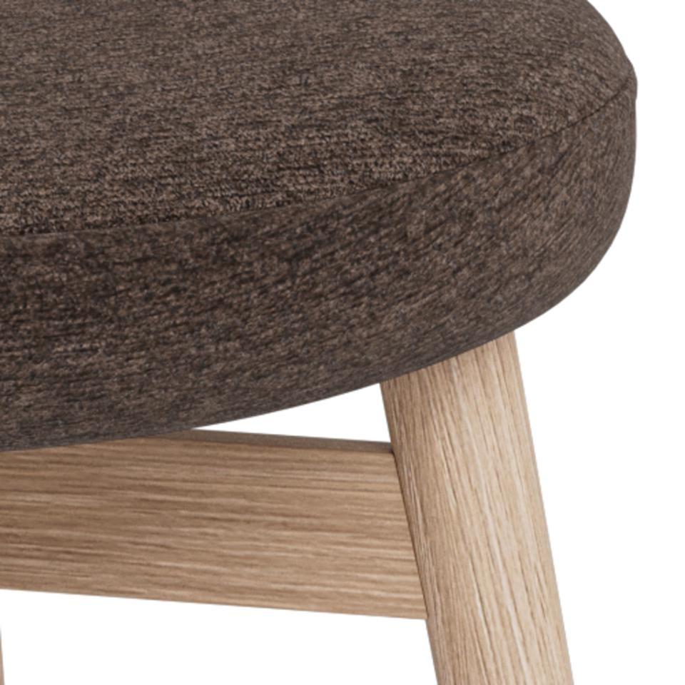 Krzesło Joy brązowe/dąb bielony Apia 442 - obrazek 9