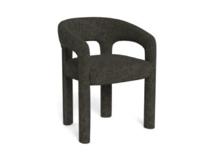 Krzesło Cole tkanina szara ciemna Apia