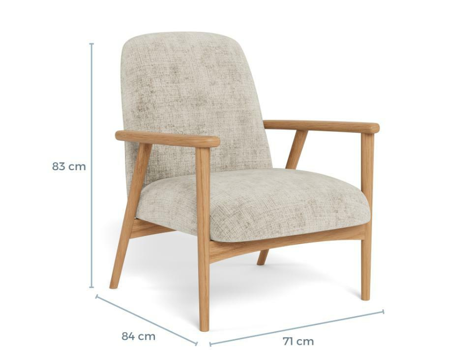 Fotel Auckland beżowy/ dąb Apia 453 - obrazek 10