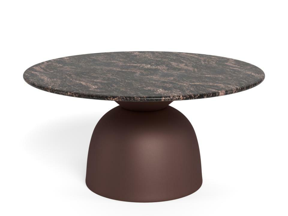 Stolik kawowy Ferrol 80cm brązowy - obrazek 7